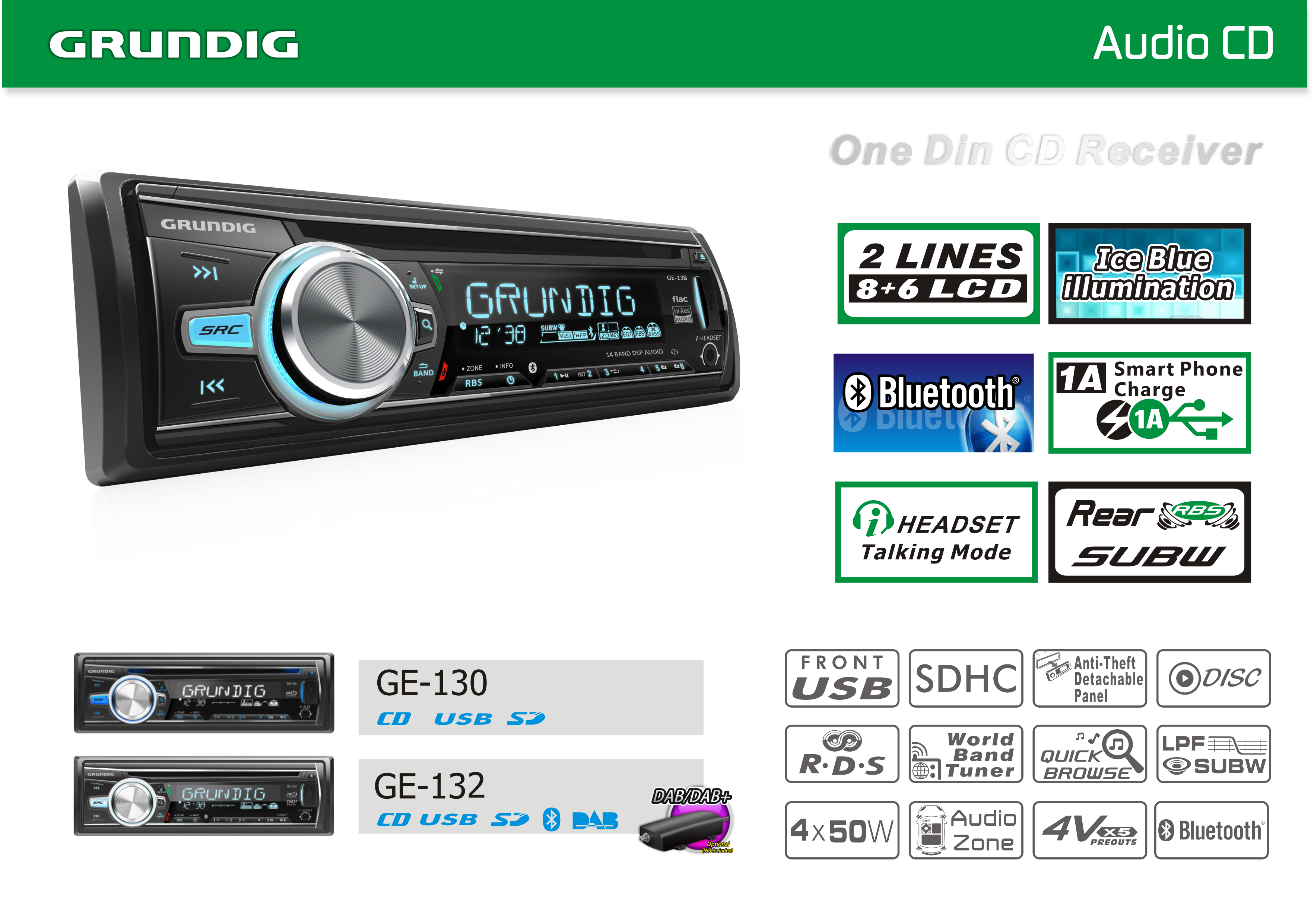 1-Din Audio CD